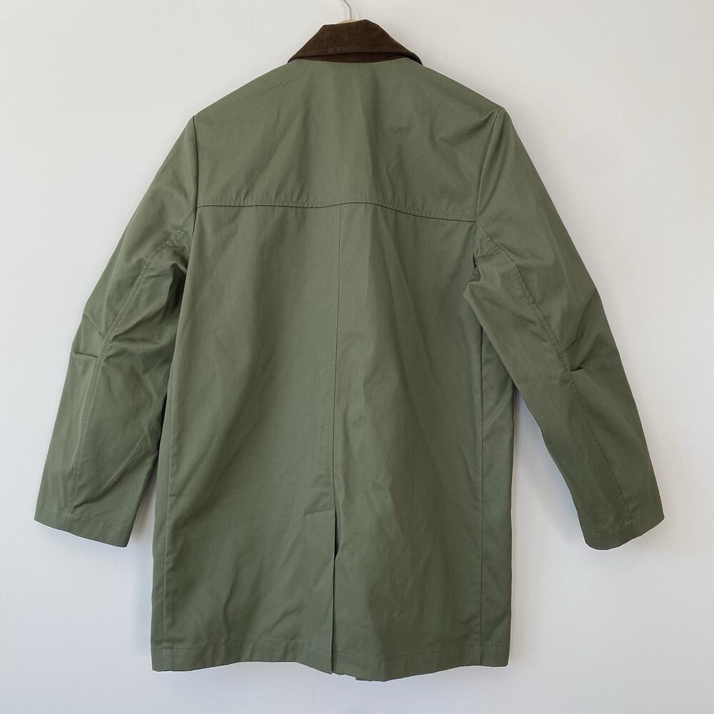 NWT J. Crew Heritage Barn Jacket Green Waxed Canvas Twill Womens S Chore Coat - Picture 15 of 16